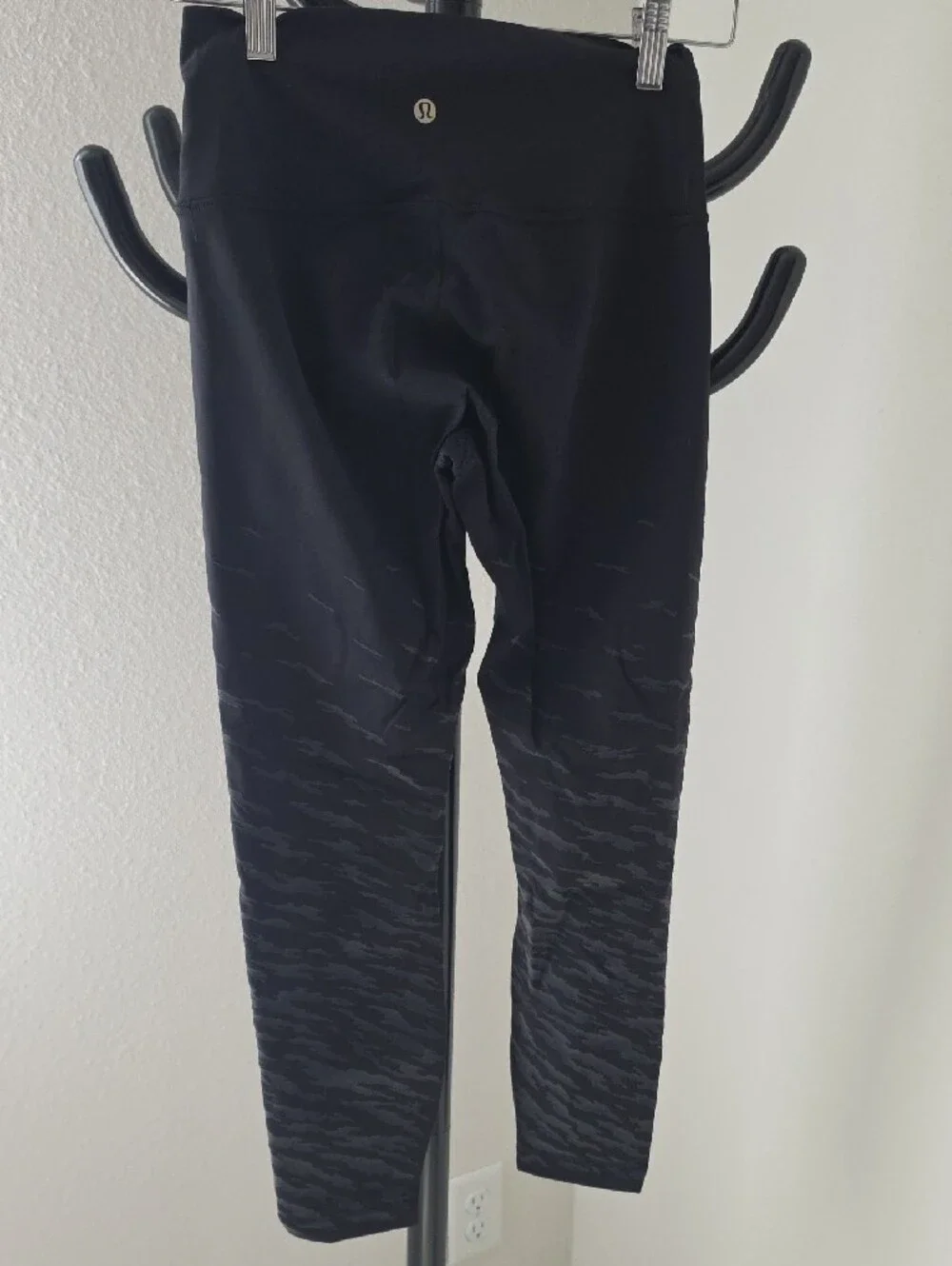 lululemon athletica Black Textured Leggings